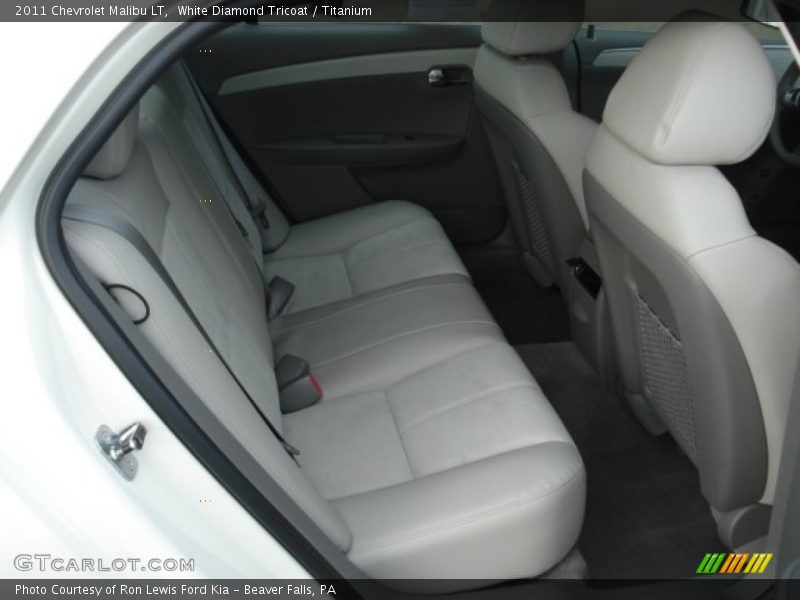 White Diamond Tricoat / Titanium 2011 Chevrolet Malibu LT