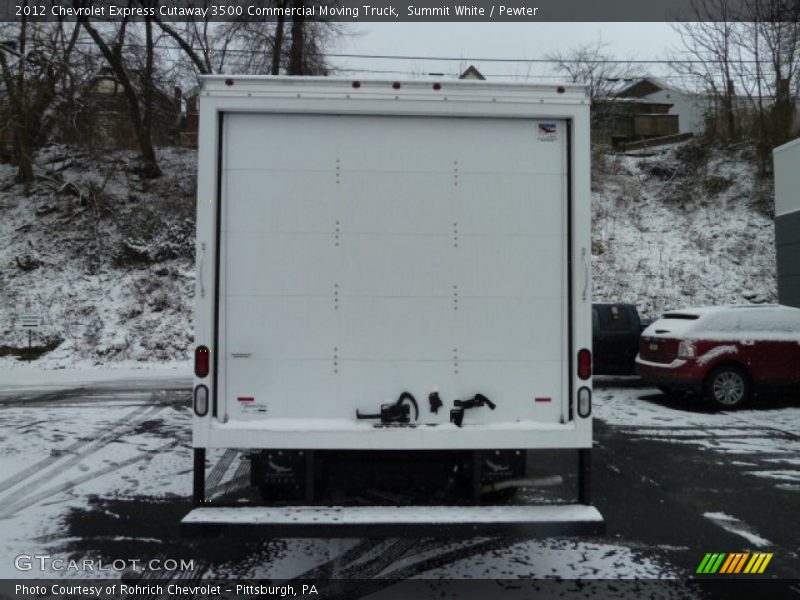 Summit White / Pewter 2012 Chevrolet Express Cutaway 3500 Commercial Moving Truck