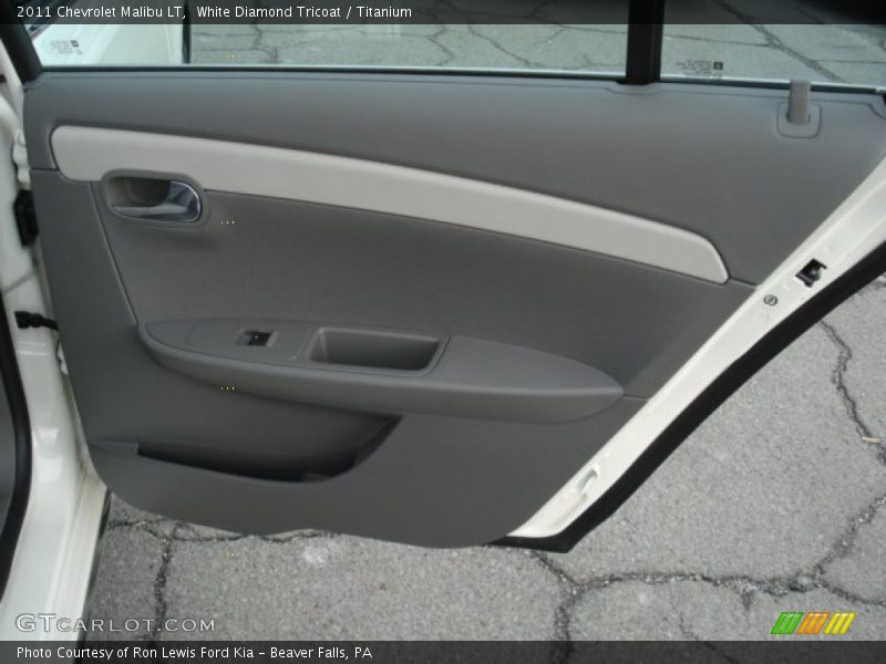 White Diamond Tricoat / Titanium 2011 Chevrolet Malibu LT