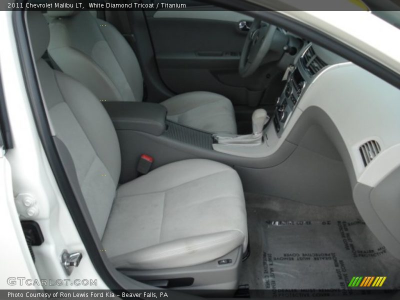 White Diamond Tricoat / Titanium 2011 Chevrolet Malibu LT