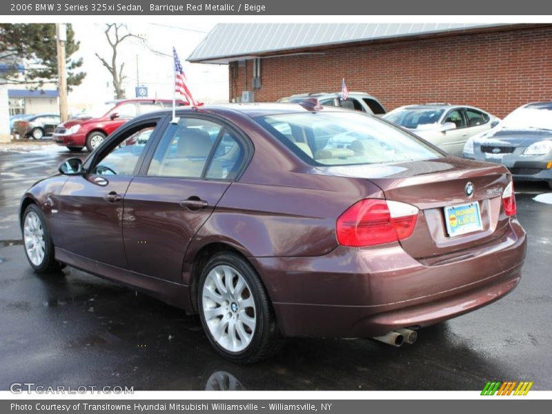 Barrique Red Metallic / Beige 2006 BMW 3 Series 325xi Sedan