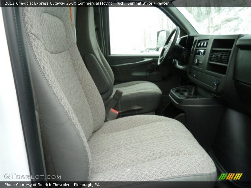 Summit White / Pewter 2012 Chevrolet Express Cutaway 3500 Commercial Moving Truck