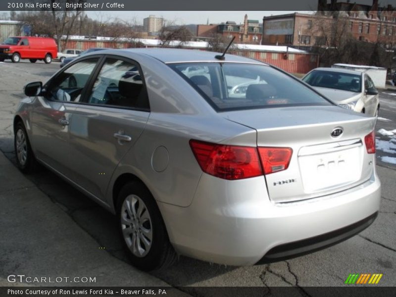 Bright Silver / Coffee 2010 Kia Forte EX