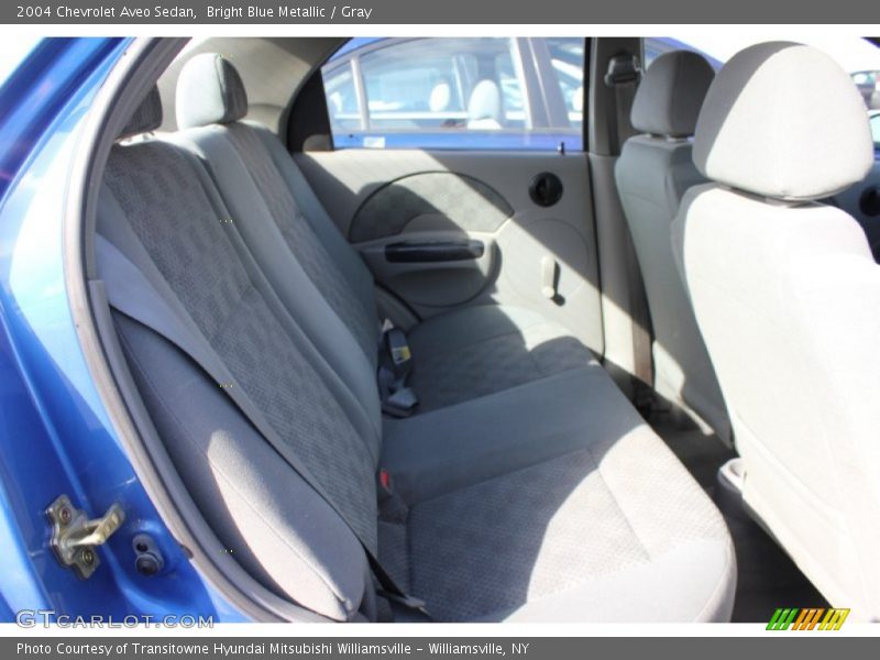 Bright Blue Metallic / Gray 2004 Chevrolet Aveo Sedan