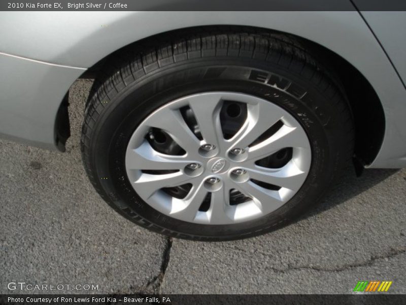 Bright Silver / Coffee 2010 Kia Forte EX