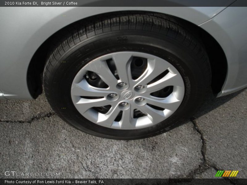 Bright Silver / Coffee 2010 Kia Forte EX