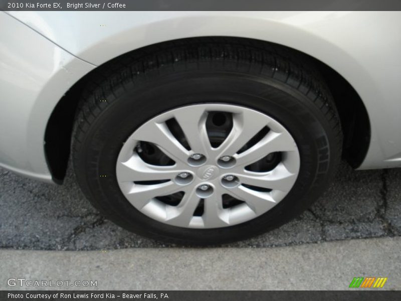 Bright Silver / Coffee 2010 Kia Forte EX