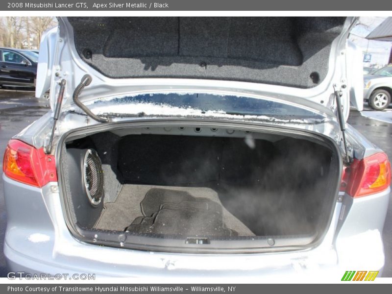 Apex Silver Metallic / Black 2008 Mitsubishi Lancer GTS