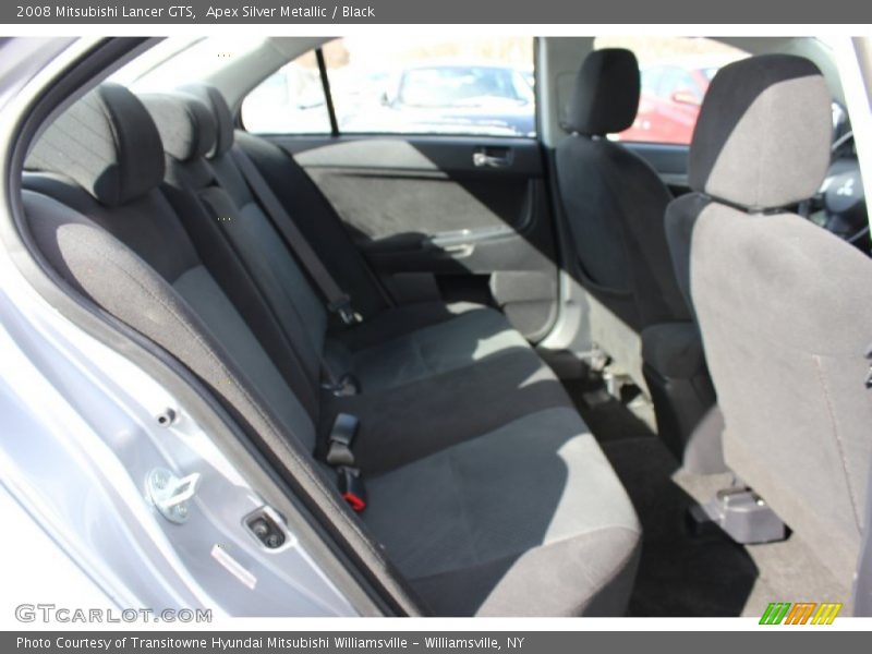 Apex Silver Metallic / Black 2008 Mitsubishi Lancer GTS