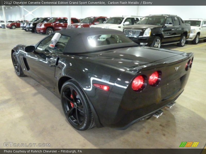  2012 Corvette Centennial Edition Grand Sport Convertible Carbon Flash Metallic