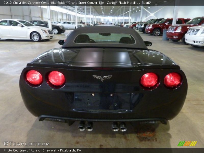  2012 Corvette Centennial Edition Grand Sport Convertible Carbon Flash Metallic