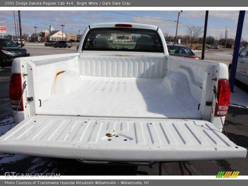 Bright White / Dark Slate Gray 2003 Dodge Dakota Regular Cab 4x4