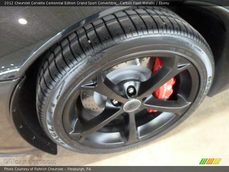  2012 Corvette Centennial Edition Grand Sport Convertible Wheel