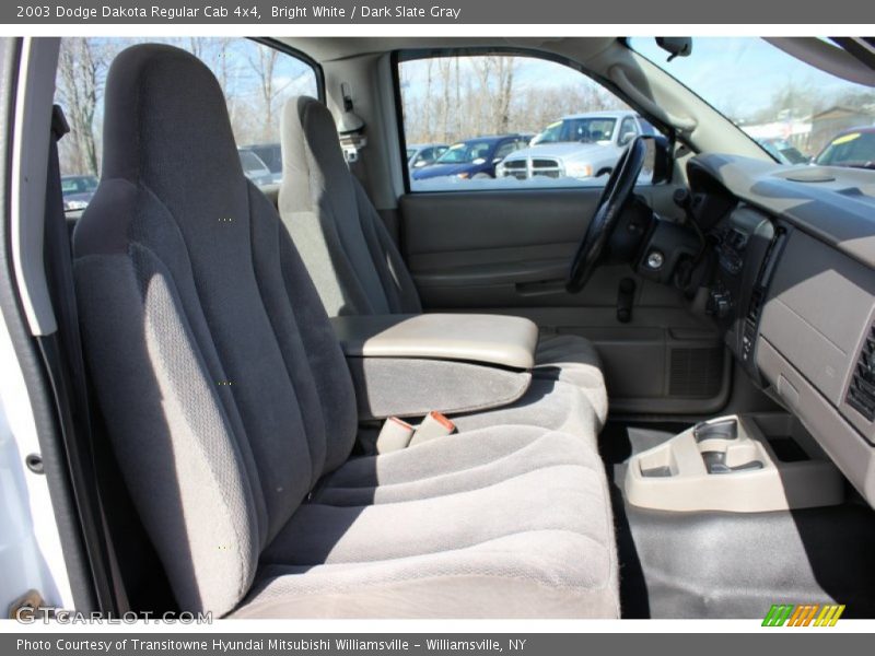 Bright White / Dark Slate Gray 2003 Dodge Dakota Regular Cab 4x4