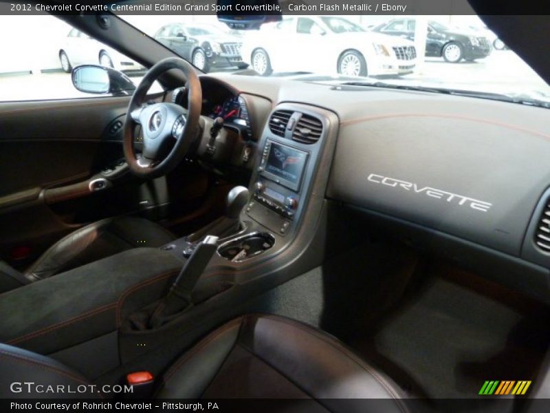 Carbon Flash Metallic / Ebony 2012 Chevrolet Corvette Centennial Edition Grand Sport Convertible