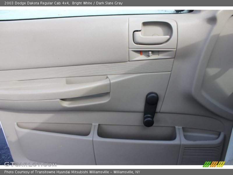 Bright White / Dark Slate Gray 2003 Dodge Dakota Regular Cab 4x4