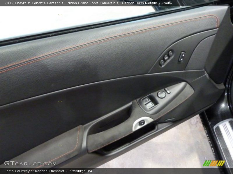 Carbon Flash Metallic / Ebony 2012 Chevrolet Corvette Centennial Edition Grand Sport Convertible