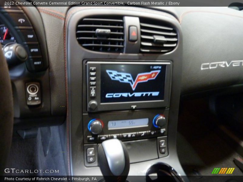 Carbon Flash Metallic / Ebony 2012 Chevrolet Corvette Centennial Edition Grand Sport Convertible
