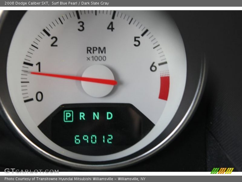 Surf Blue Pearl / Dark Slate Gray 2008 Dodge Caliber SXT
