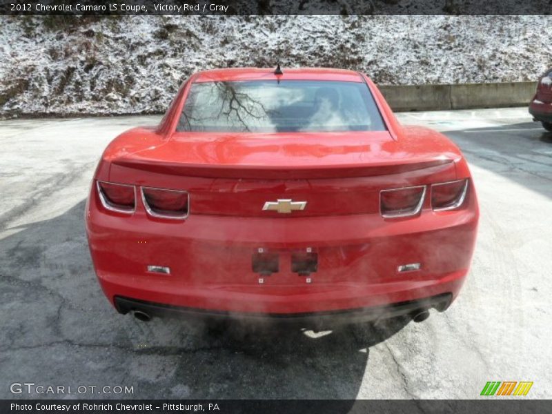 Victory Red / Gray 2012 Chevrolet Camaro LS Coupe