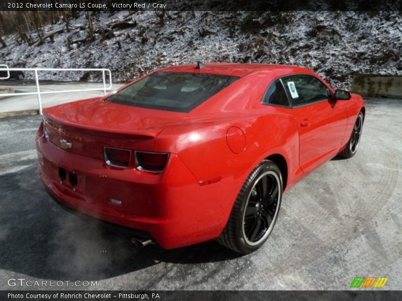 Victory Red / Gray 2012 Chevrolet Camaro LS Coupe