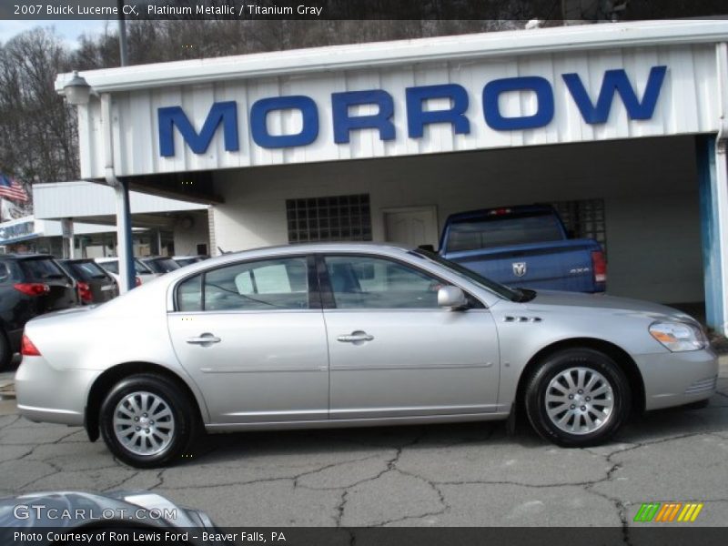 Platinum Metallic / Titanium Gray 2007 Buick Lucerne CX