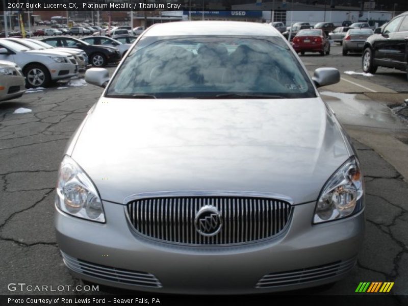 Platinum Metallic / Titanium Gray 2007 Buick Lucerne CX