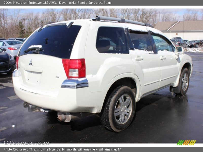 Dover White Pearl / Sandblast Beige 2004 Mitsubishi Endeavor XLS AWD