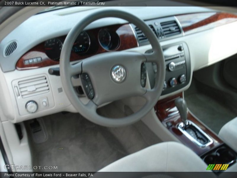 Platinum Metallic / Titanium Gray 2007 Buick Lucerne CX