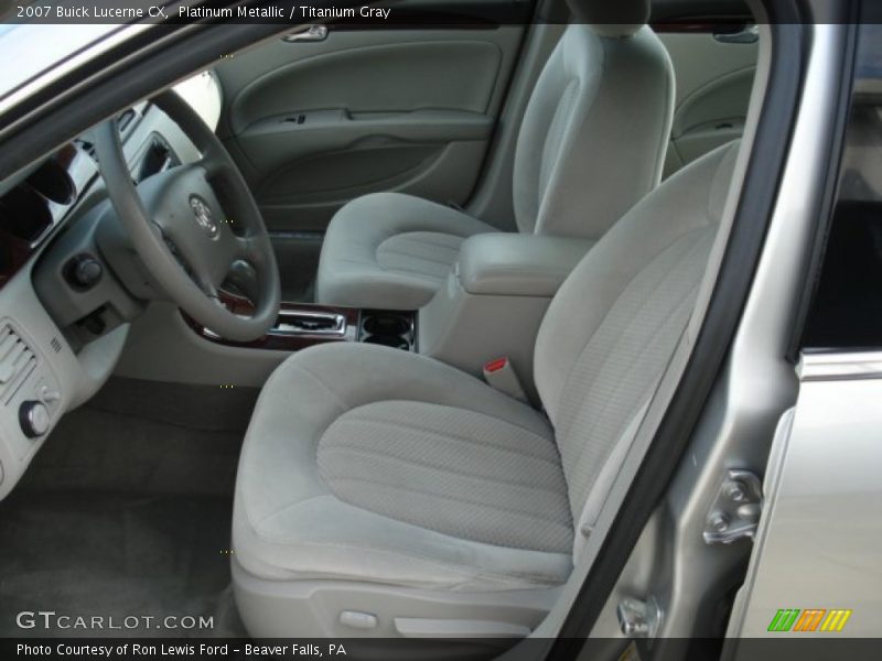 Platinum Metallic / Titanium Gray 2007 Buick Lucerne CX