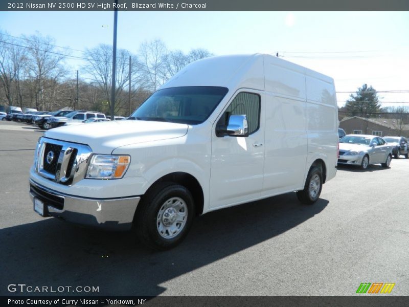 Blizzard White / Charcoal 2012 Nissan NV 2500 HD SV High Roof