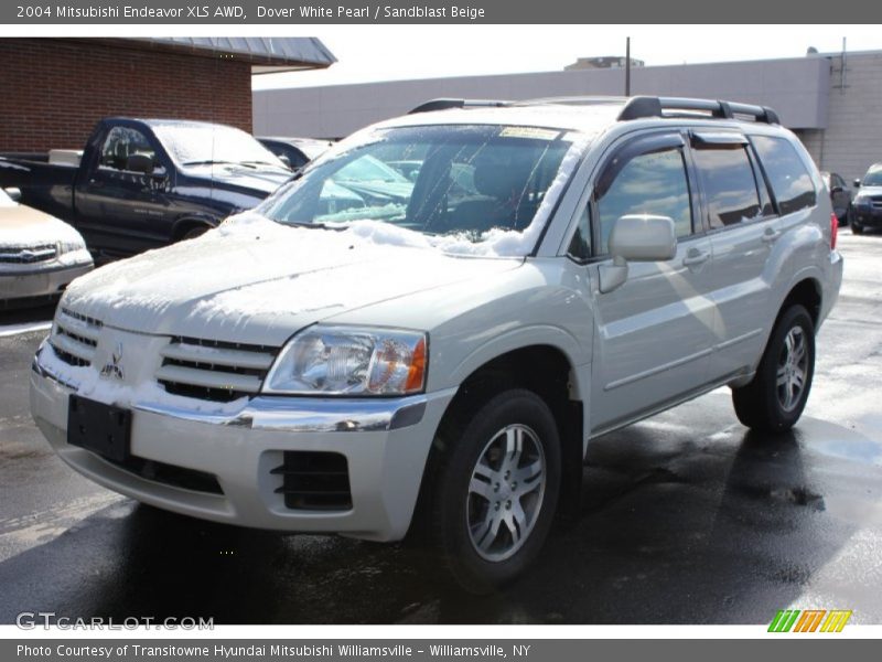 Dover White Pearl / Sandblast Beige 2004 Mitsubishi Endeavor XLS AWD