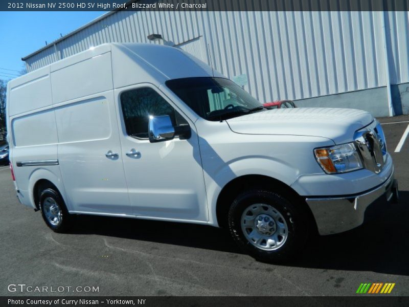 Blizzard White / Charcoal 2012 Nissan NV 2500 HD SV High Roof