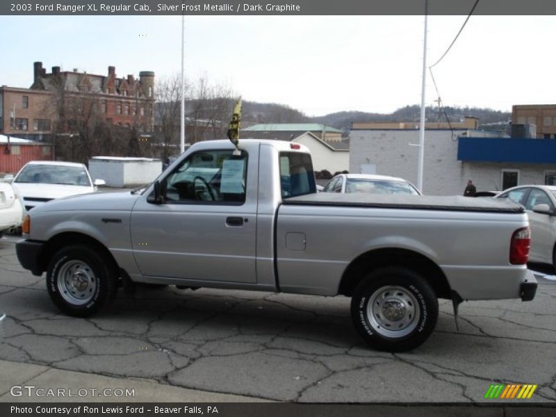 Silver Frost Metallic / Dark Graphite 2003 Ford Ranger XL Regular Cab