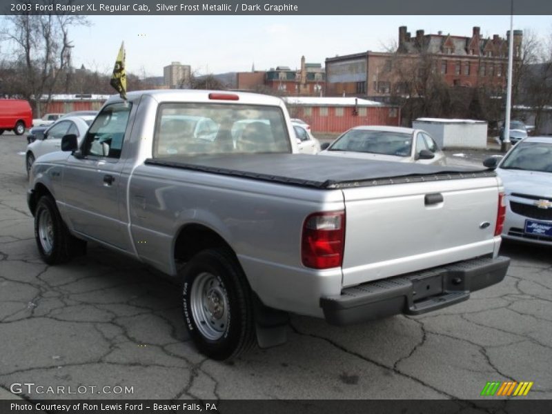 Silver Frost Metallic / Dark Graphite 2003 Ford Ranger XL Regular Cab