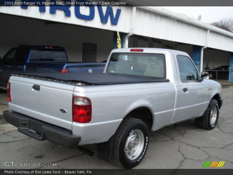 Silver Frost Metallic / Dark Graphite 2003 Ford Ranger XL Regular Cab