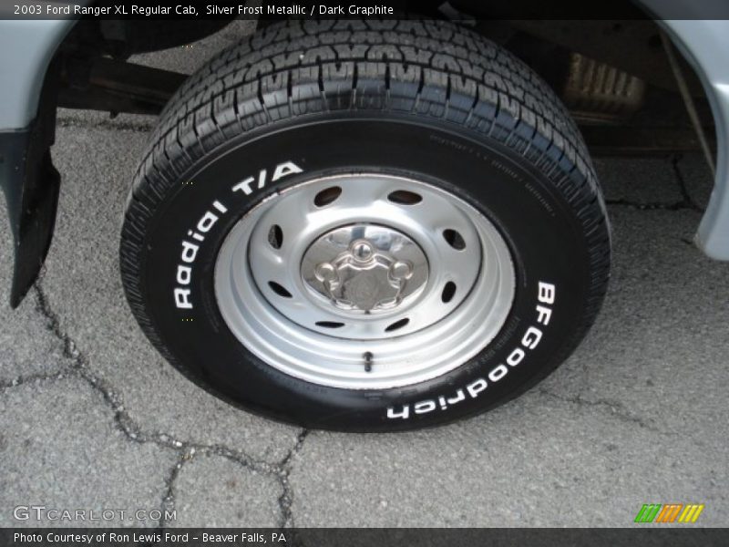 Silver Frost Metallic / Dark Graphite 2003 Ford Ranger XL Regular Cab