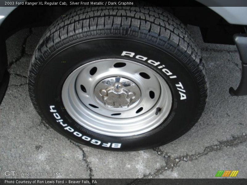 Silver Frost Metallic / Dark Graphite 2003 Ford Ranger XL Regular Cab
