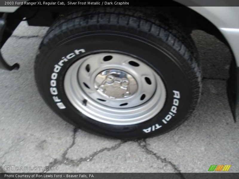 Silver Frost Metallic / Dark Graphite 2003 Ford Ranger XL Regular Cab