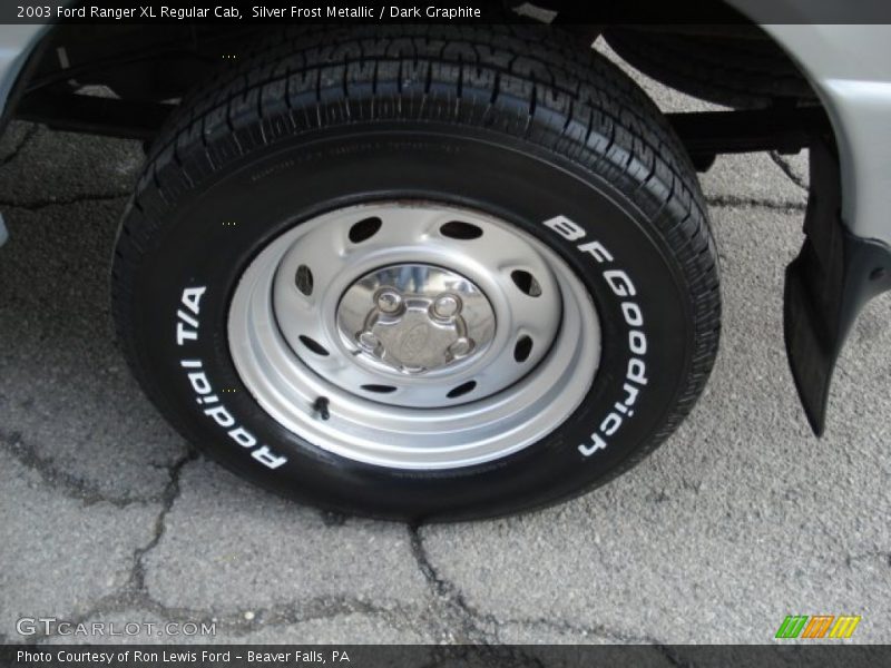 Silver Frost Metallic / Dark Graphite 2003 Ford Ranger XL Regular Cab