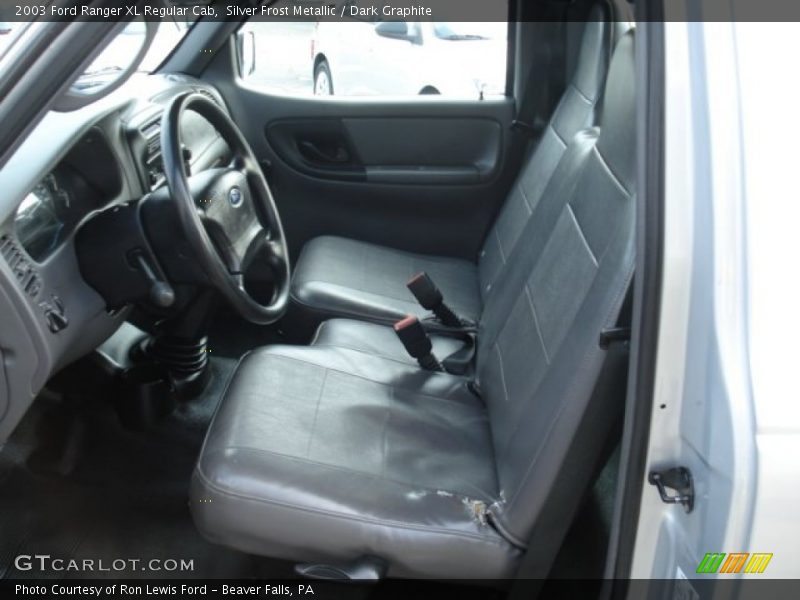 Silver Frost Metallic / Dark Graphite 2003 Ford Ranger XL Regular Cab
