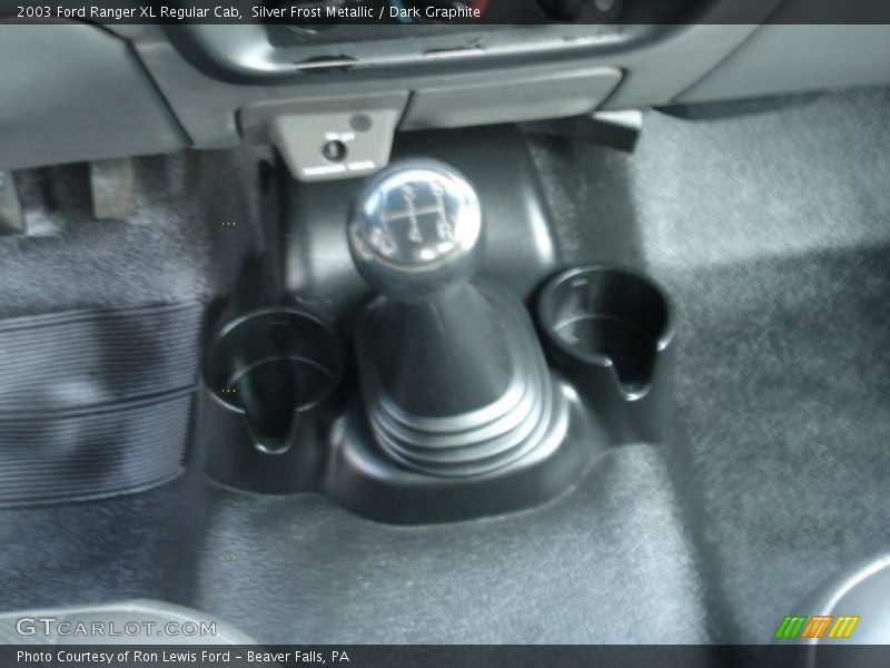 Silver Frost Metallic / Dark Graphite 2003 Ford Ranger XL Regular Cab