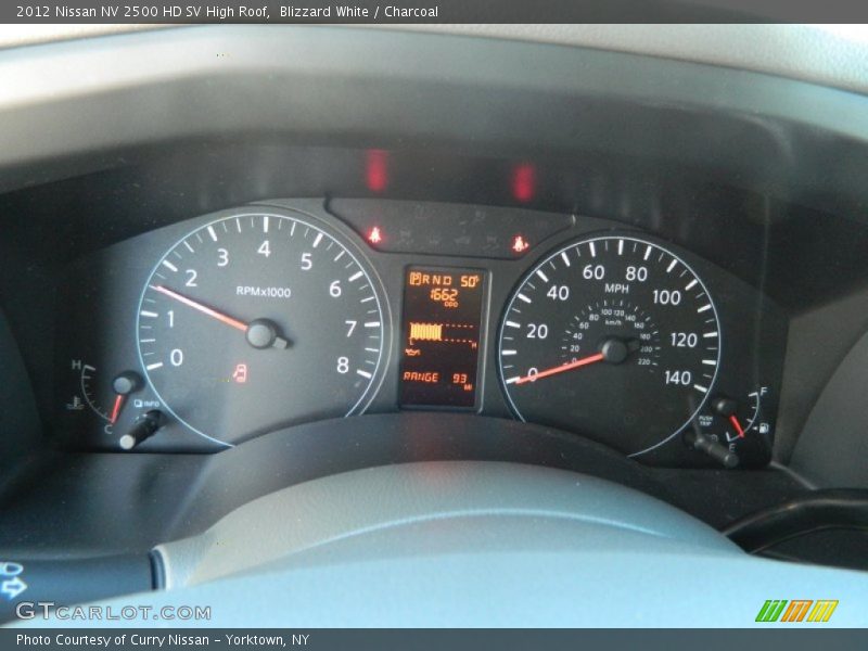  2012 NV 2500 HD SV High Roof 2500 HD SV High Roof Gauges