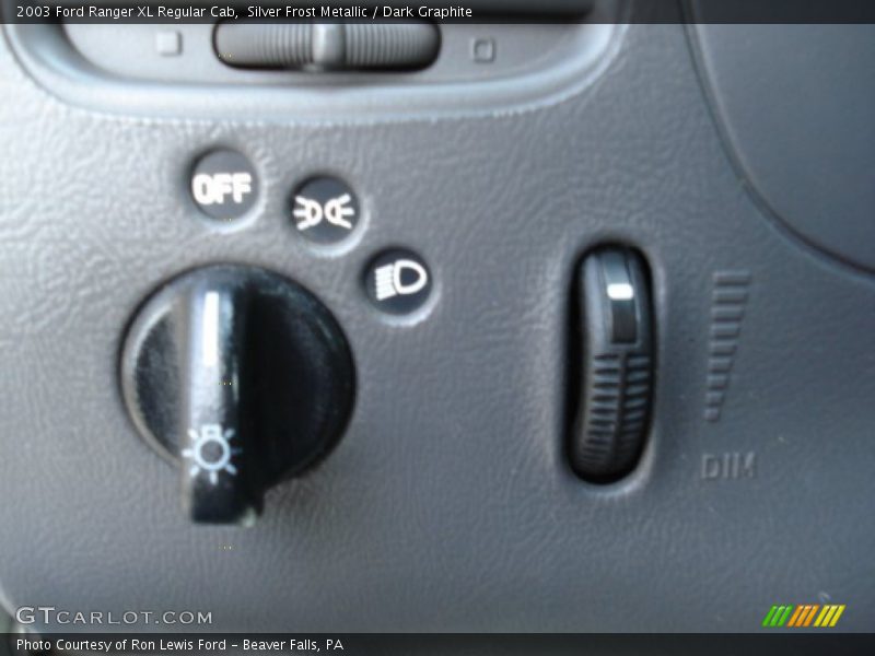 Silver Frost Metallic / Dark Graphite 2003 Ford Ranger XL Regular Cab