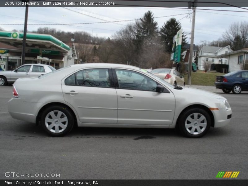 Light Sage Metallic / Medium Light Stone 2008 Ford Fusion S