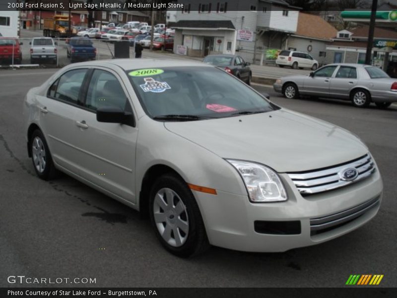 Light Sage Metallic / Medium Light Stone 2008 Ford Fusion S