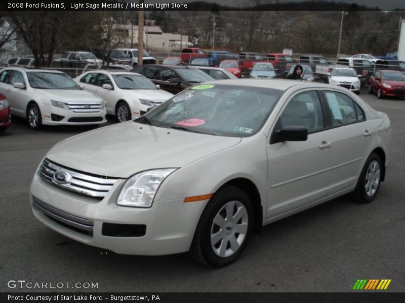Light Sage Metallic / Medium Light Stone 2008 Ford Fusion S