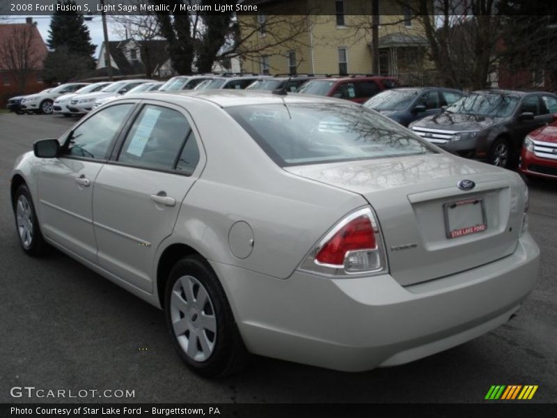 Light Sage Metallic / Medium Light Stone 2008 Ford Fusion S