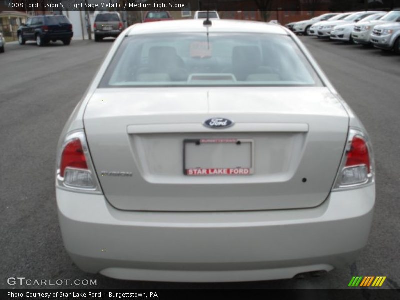 Light Sage Metallic / Medium Light Stone 2008 Ford Fusion S
