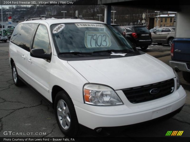 Vibrant White / Flint Grey 2004 Ford Freestar SES
